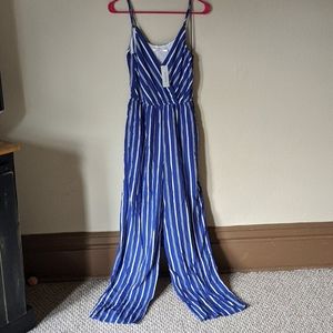 Blue romper/jumpsuit